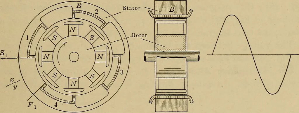 An illustration from Principles and practice of electrical engineering, 1914, leaf 254