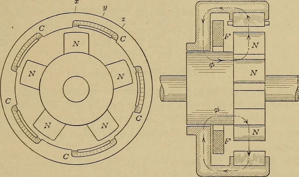 An illustration from Principles and practice of electrical engineering, 1914, leaf 266