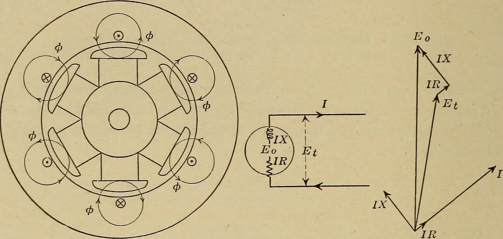 An illustration from Principles and practice of electrical engineering, 1914, leaf 269