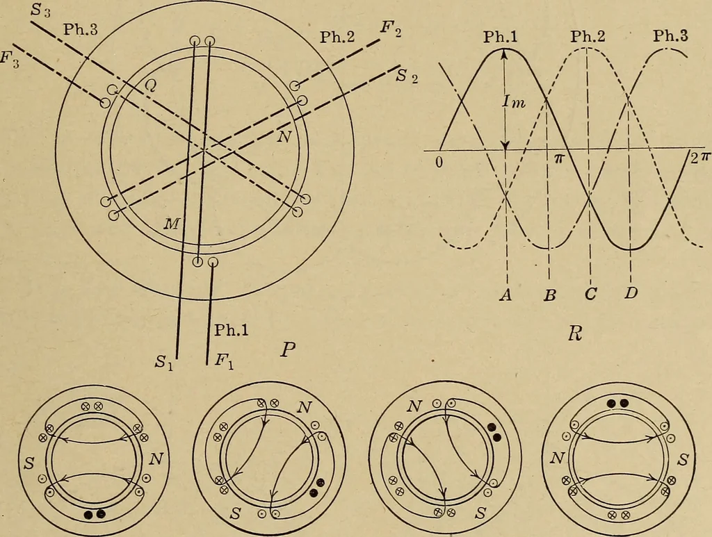 An illustration from Principles and practice of electrical engineering, 1914, leaf 310