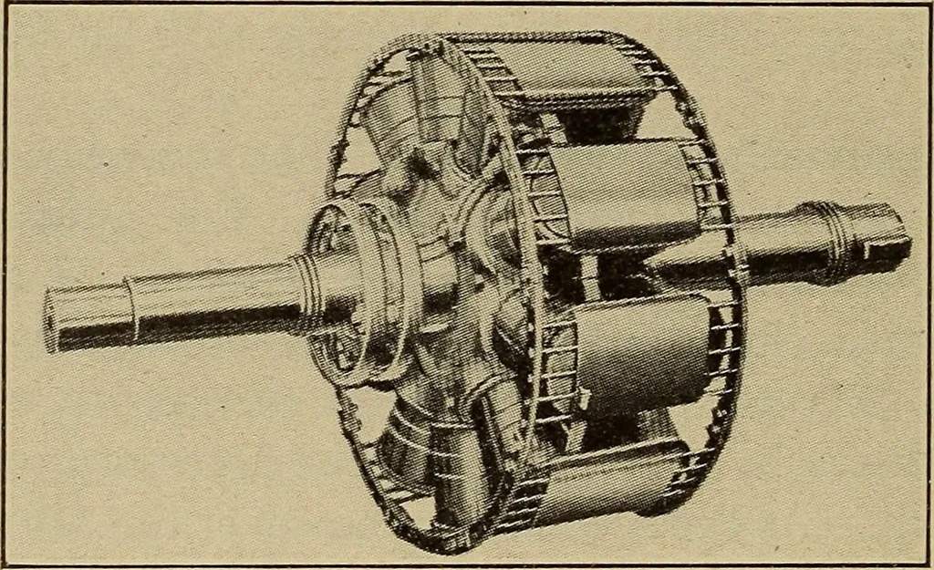 An illustration from Principles and practice of electrical engineering, 1914, leaf 319
