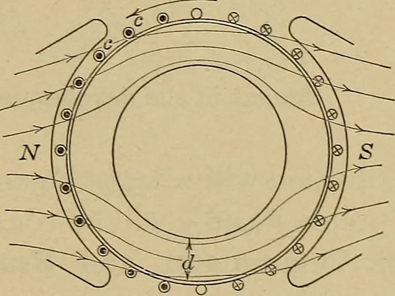 An illustration from Principles and practice of electrical engineering, 1914, leaf 74