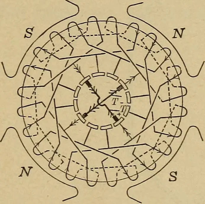An illustration from Principles and practice of electrical engineering, 1914, leaf 78