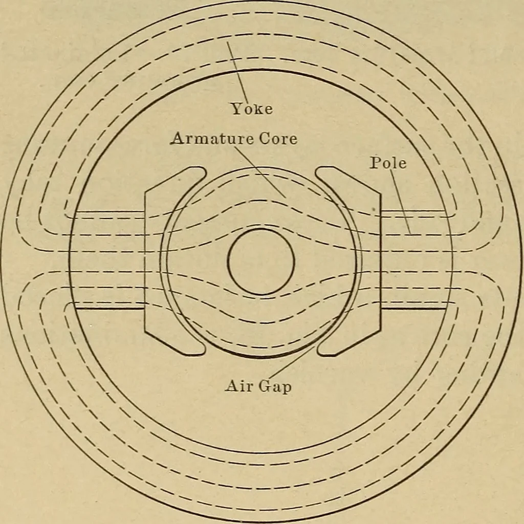 An illustration from Principles and practice of electrical engineering, 1914, leaf 81