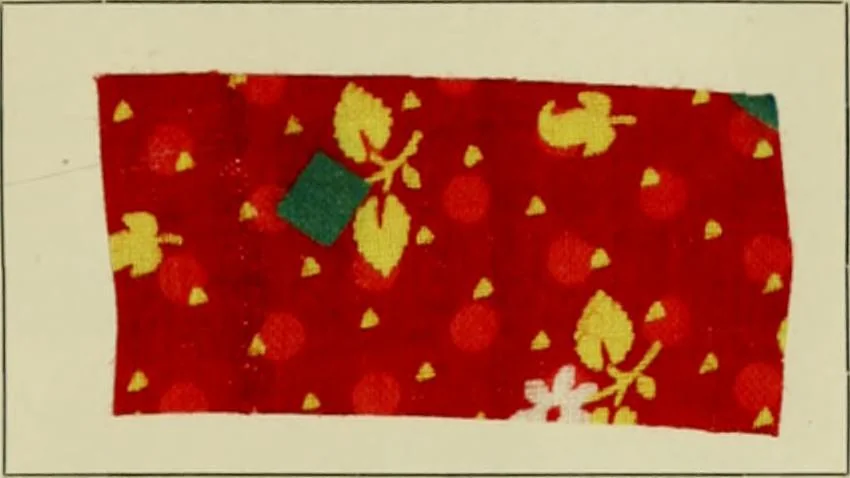 An illustration from The principles and practice of textile printing, 1912, leaf 464