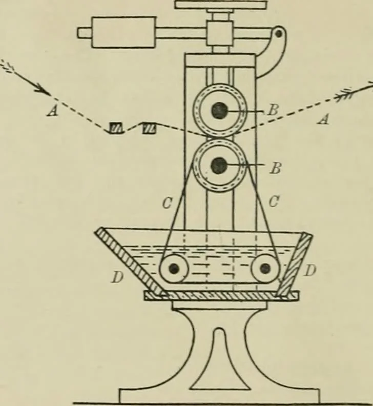 An illustration from The principles and practice of textile printing, 1912, leaf 539