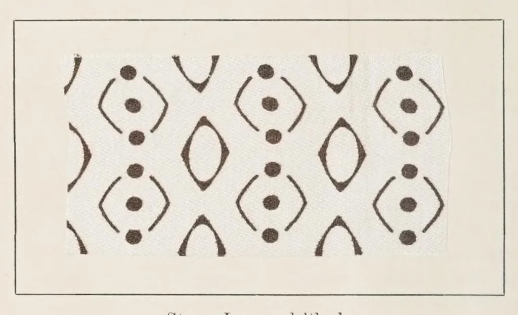An illustration from The principles and practice of textile printing, 1912, leaf 316