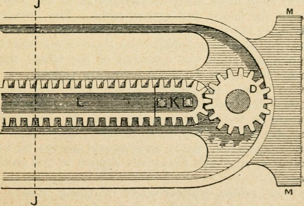 An illustration from The principles and progress of printing machinery, 1900, leaf 76