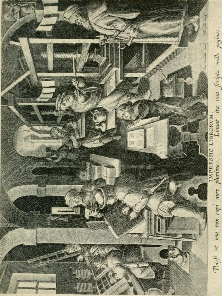 An illustration from The printed book, 1916, leaf 44