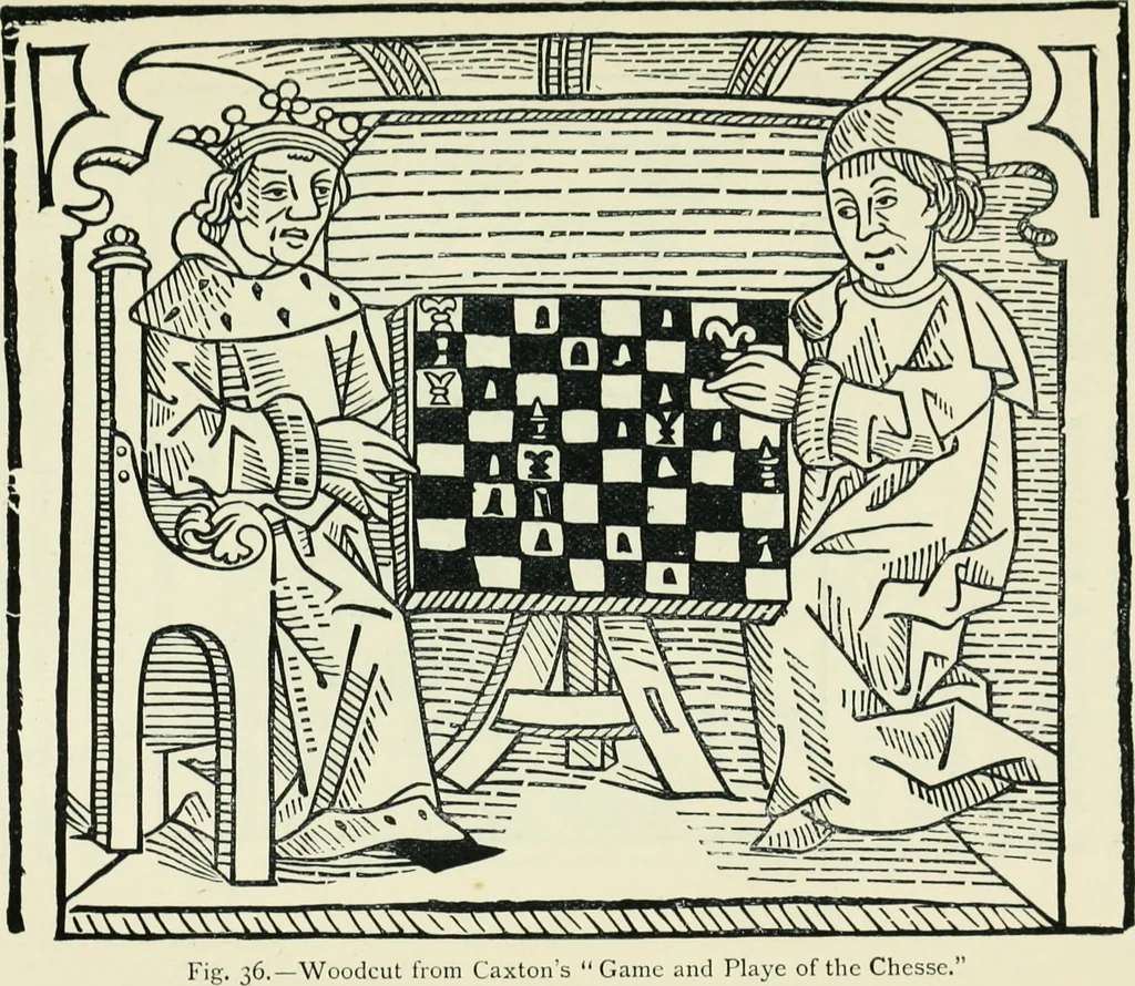 An illustration from The printed book, its history, illustration, and adornment, from the days of Gutenberg to the present time, 1887, leaf 102