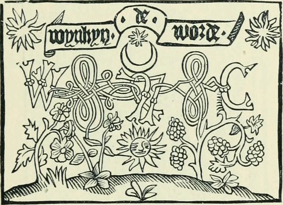 An illustration from The printed book, its history, illustration, and adornment, from the days of Gutenberg to the present time, 1887, leaf 106