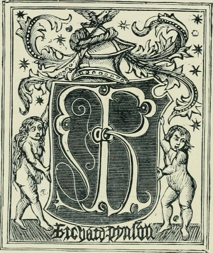 An illustration from The printed book, its history, illustration, and adornment, from the days of Gutenberg to the present time, 1887, leaf 107