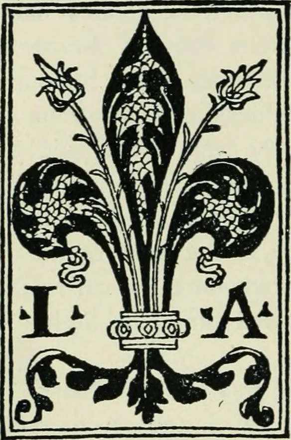 An illustration from The printed book, its history, illustration, and adornment, from the days of Gutenberg to the present time, 1887, leaf 113
