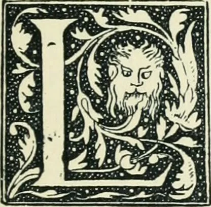 An illustration from The printed book, its history, illustration, and adornment, from the days of Gutenberg to the present time, 1887, leaf 12