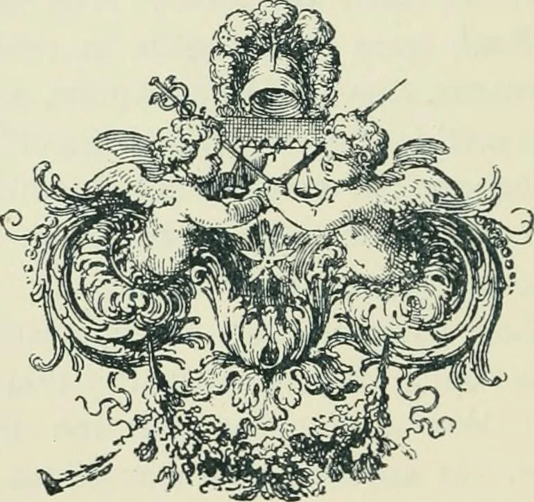 An illustration from The printed book, its history, illustration, and adornment, from the days of Gutenberg to the present time, 1887, leaf 187