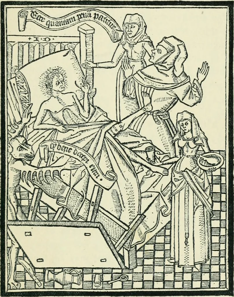 An illustration from The printed book, its history, illustration, and adornment, from the days of Gutenberg to the present time, 1887, leaf 20