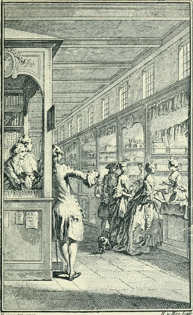 An illustration from The printed book, its history, illustration, and adornment, from the days of Gutenberg to the present time, 1887, leaf 206