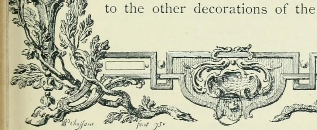 An illustration from The printed book, its history, illustration, and adornment, from the days of Gutenberg to the present time, 1887, leaf 208