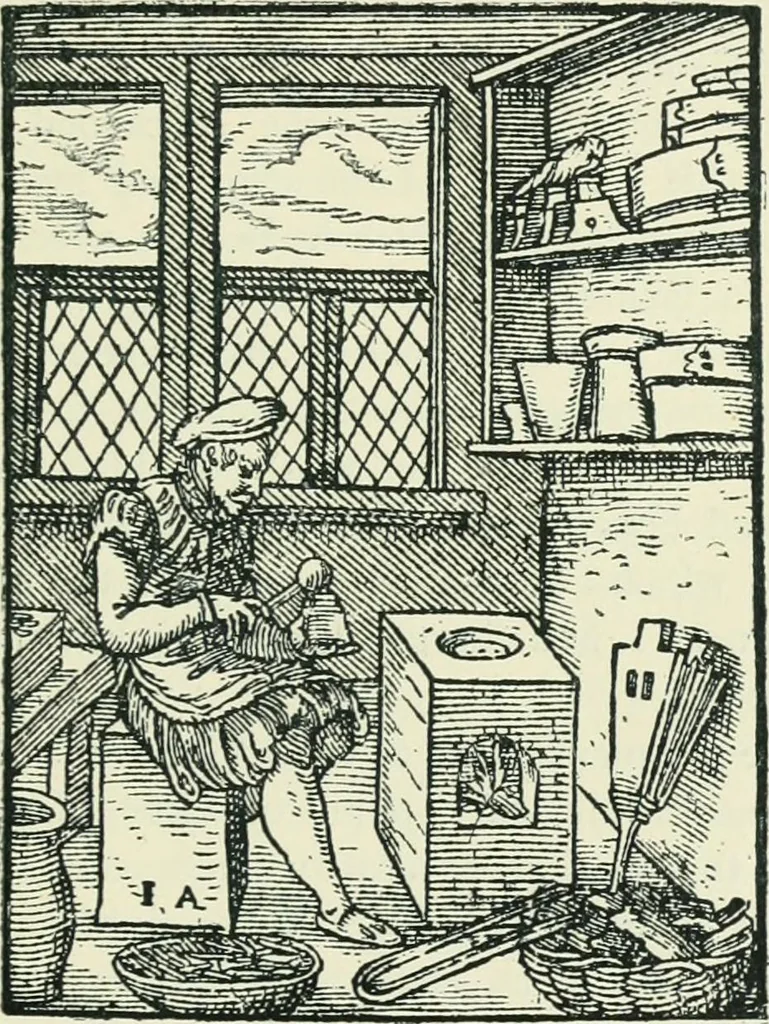 An illustration from The printed book, its history, illustration, and adornment, from the days of Gutenberg to the present time, 1887, leaf 252