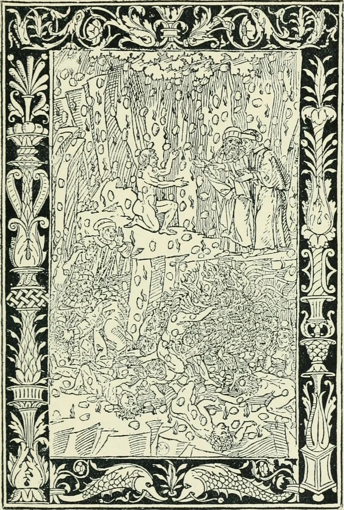An illustration from The printed book, its history, illustration, and adornment, from the days of Gutenberg to the present time, 1887, leaf 68
