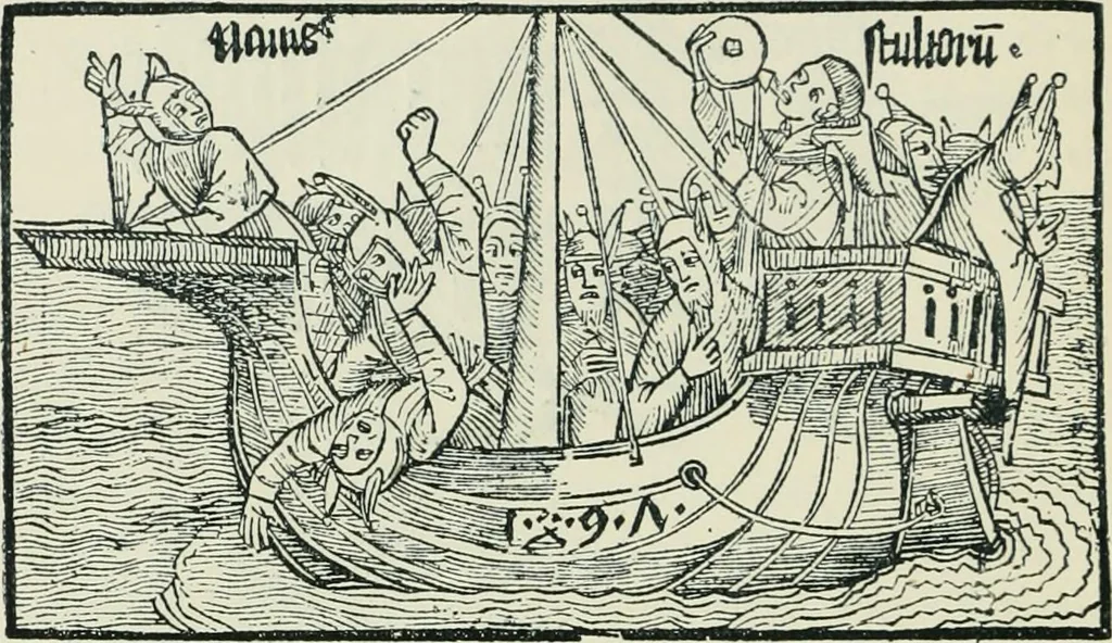 An illustration from The printed book, its history, illustration, and adornment, from the days of Gutenberg to the present time, 1887, leaf 75