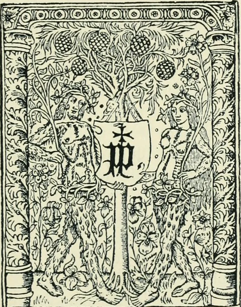 An illustration from The printed book, its history, illustration, and adornment, from the days of Gutenberg to the present time, 1887, leaf 82