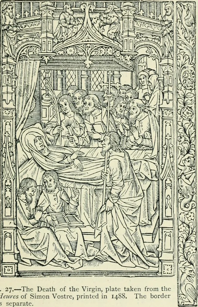 An illustration from The printed book, its history, illustration, and adornment, from the days of Gutenberg to the present time, 1887, leaf 86