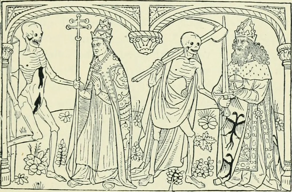 An illustration from The printed book, its history, illustration, and adornment, from the days of Gutenberg to the present time, 1887, leaf 96