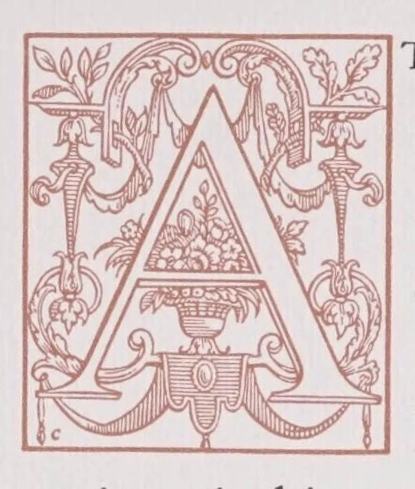 An illustration from A printed specimen of Caslon old style type, with appropriate ornaments, 1921, leaf 30