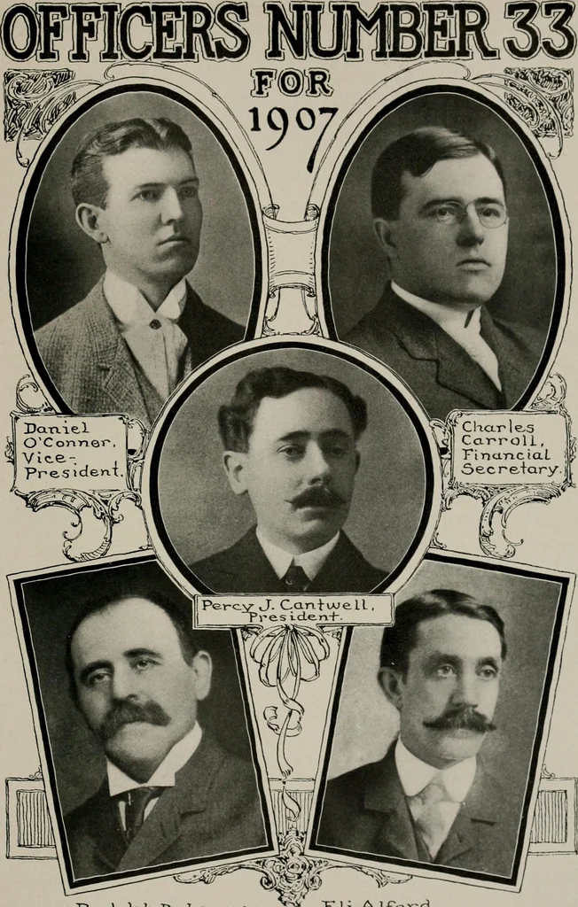 An illustration from Printers and printing in Providence, 1762-1907, 1907, leaf 108