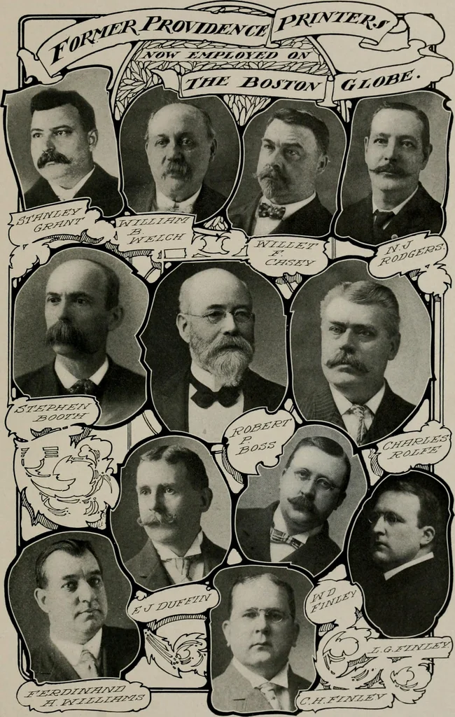 An illustration from Printers and printing in Providence, 1762-1907, 1907, leaf 198
