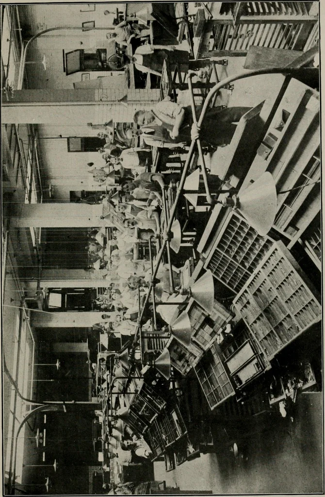 An illustration from Printers and printing in Providence, 1762-1907, 1907, leaf 218