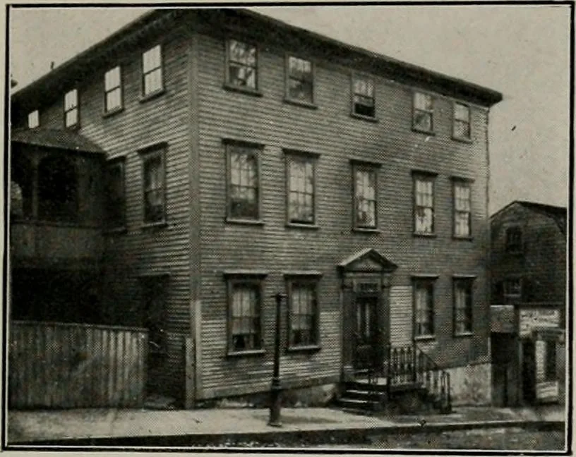 An illustration from Printers and printing in Providence, 1762-1907, 1907, leaf 256
