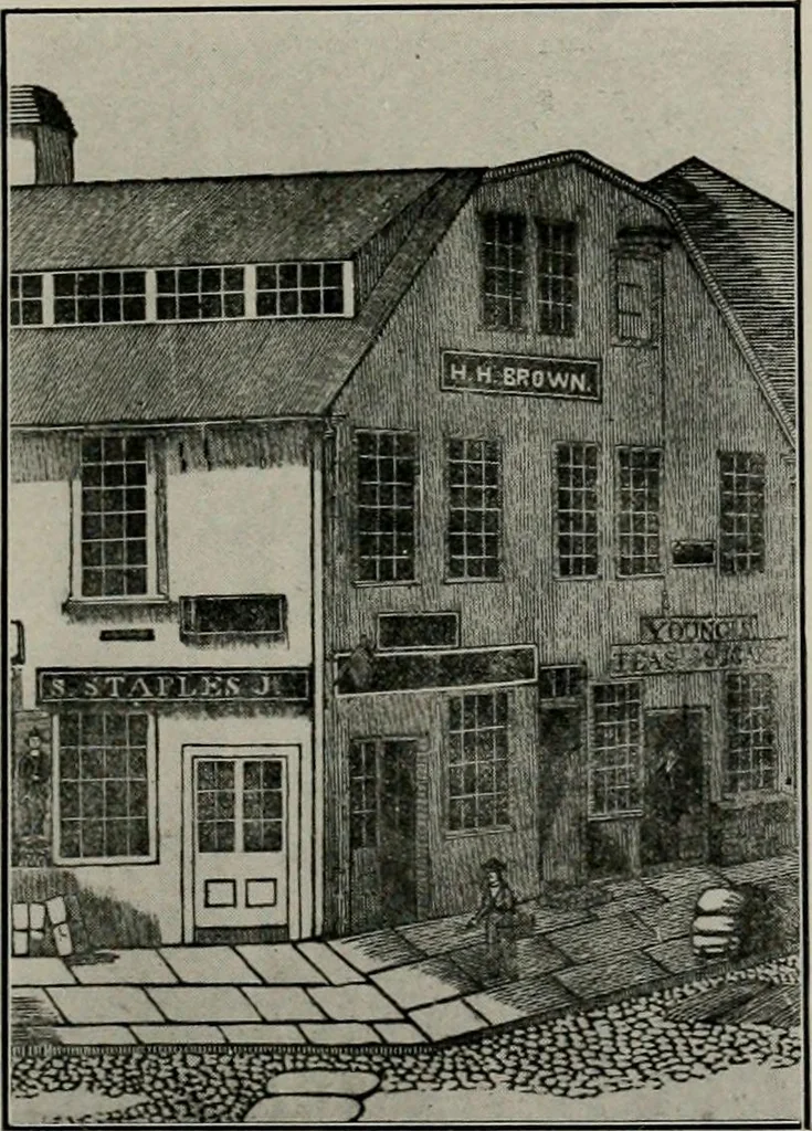 An illustration from Printers and printing in Providence, 1762-1907, 1907, leaf 256