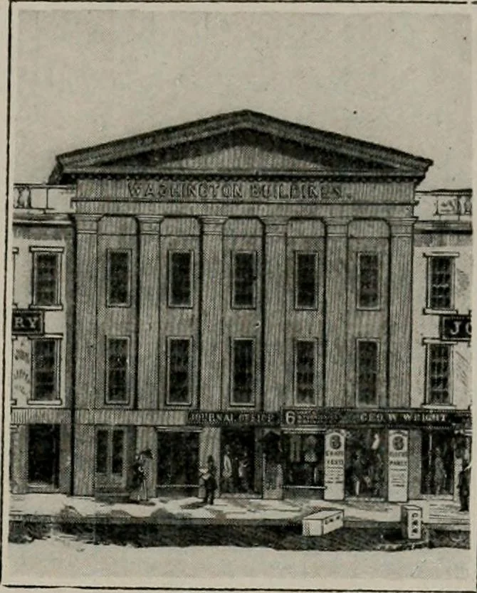 An illustration from Printers and printing in Providence, 1762-1907, 1907, leaf 48