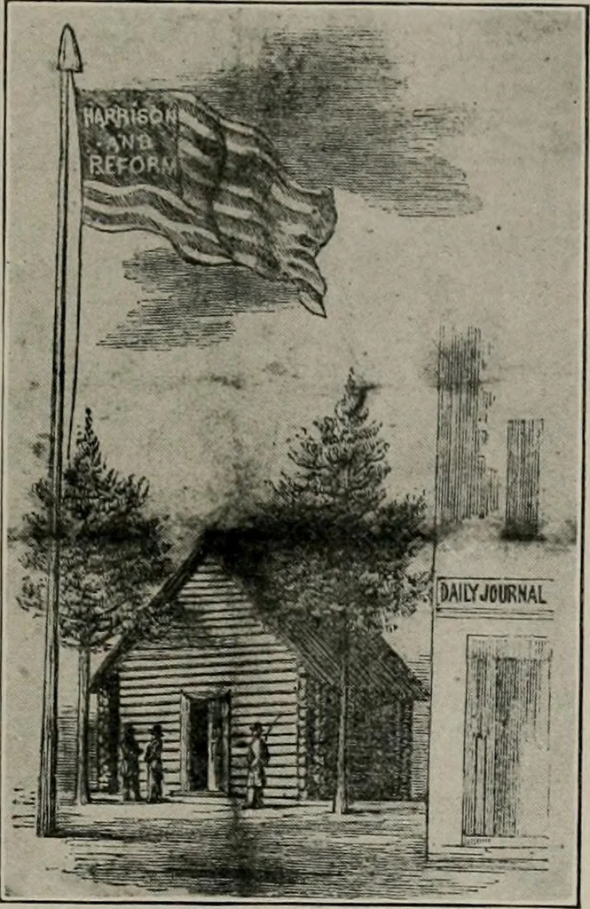 An illustration from Printers and printing in Providence, 1762-1907, 1907, leaf 48