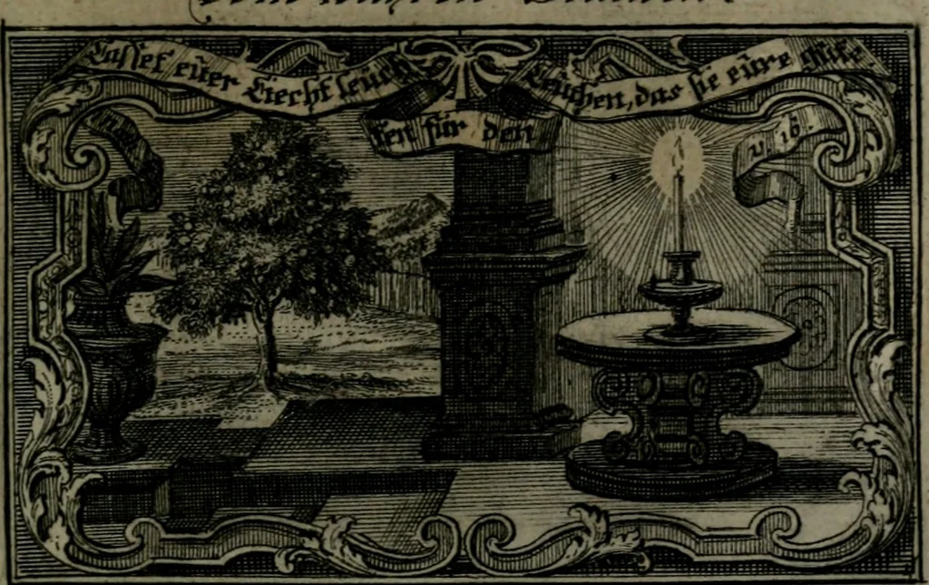 An illustration from [Printer's proofs of emblem engravings], 1717, leaf 14