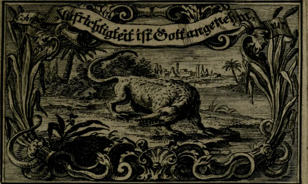 An illustration from [Printer's proofs of emblem engravings], 1717, leaf 2