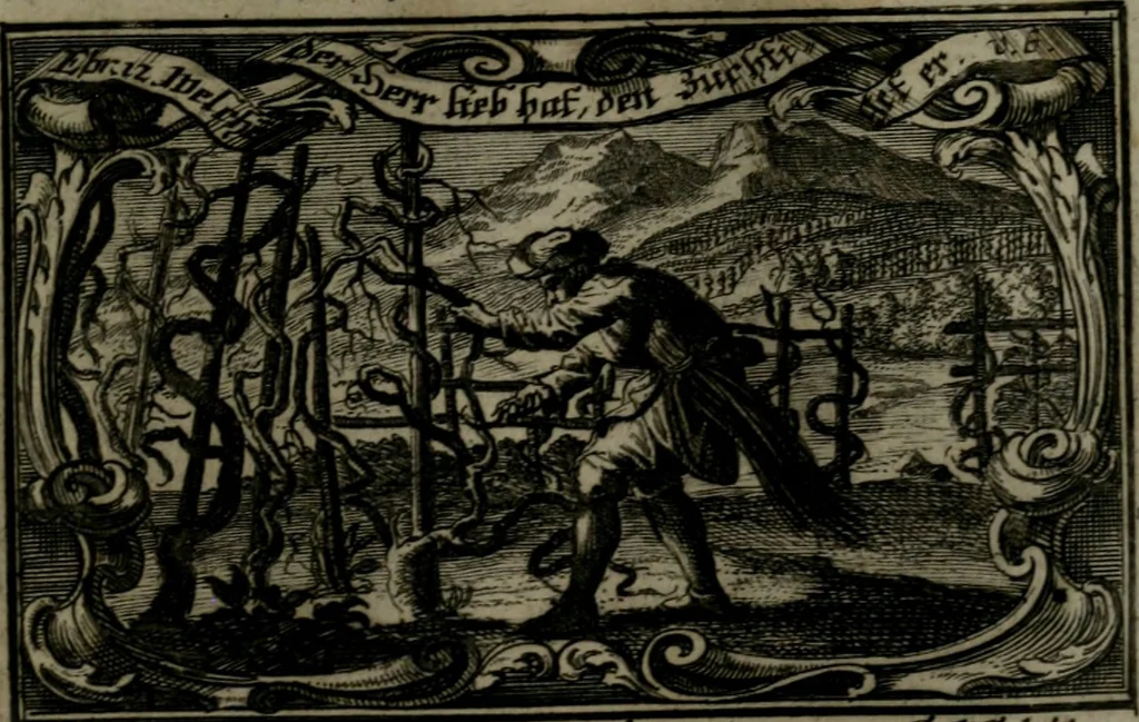An illustration from [Printer's proofs of emblem engravings], 1717, leaf 30