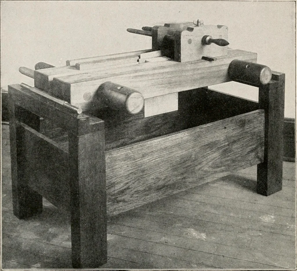 An illustration from Printing and bookbinding for schools, 1914, leaf 111