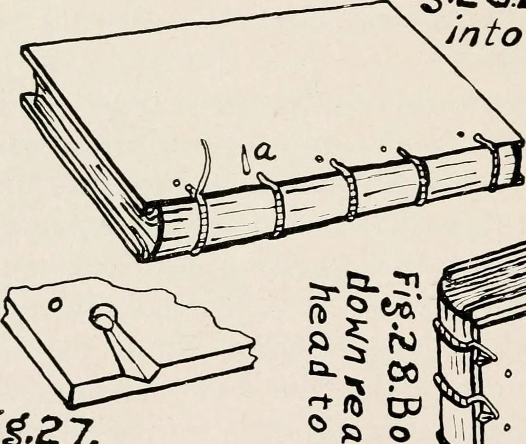 An illustration from Printing and bookbinding for schools, 1914, leaf 115