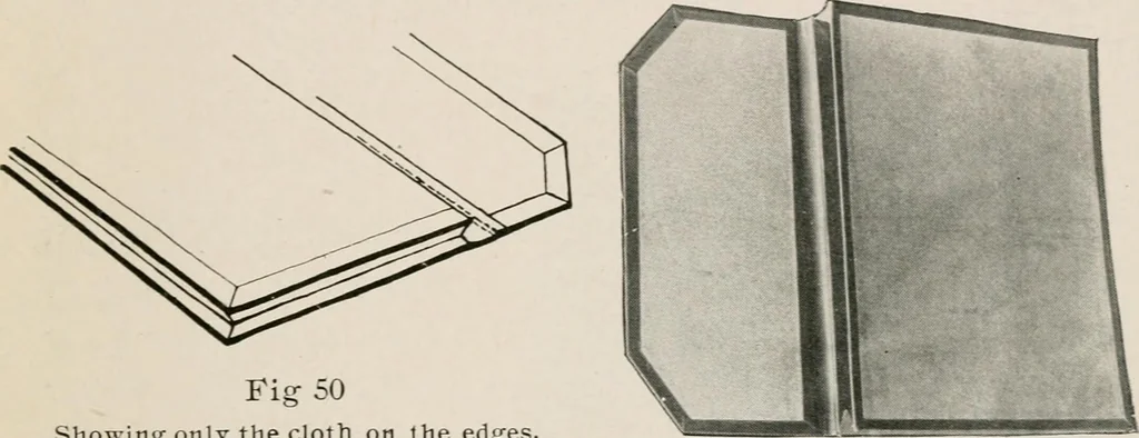 An illustration from Printing and bookbinding for schools, 1914, leaf 148