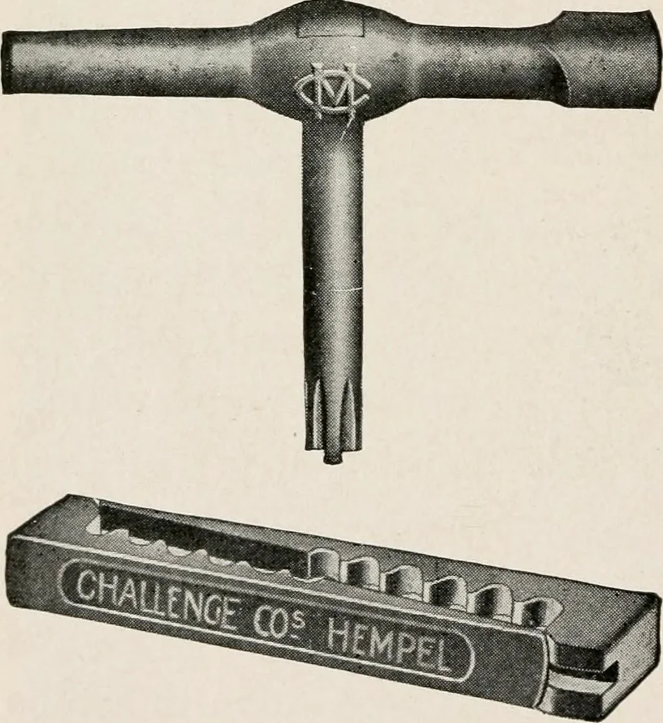 An illustration from Printing and bookbinding for schools, 1914, leaf 43