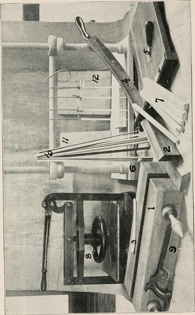 An illustration from Printing and bookbinding for schools, 1914, leaf 99