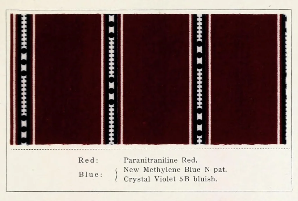 An illustration from The printing of cotton fabrics with the dyestuffs of Leopold Cassella & Co. G.M.B.H. Frankfort o. M, 1905, leaf 149
