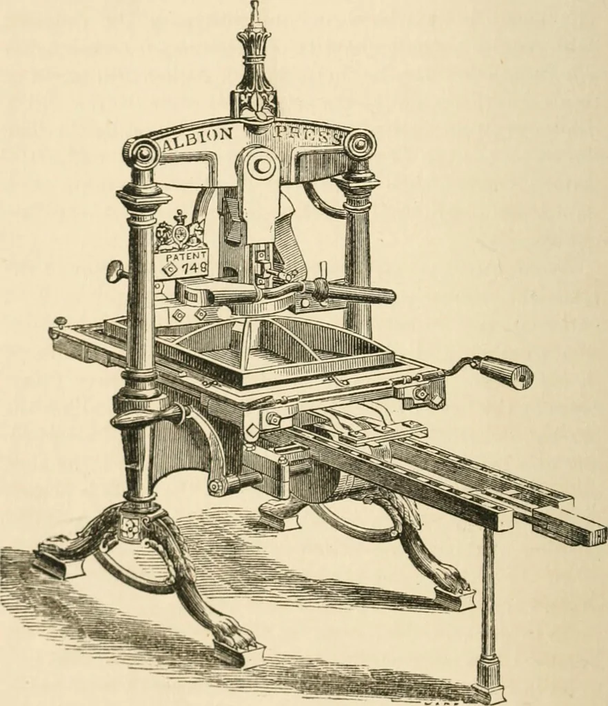 An illustration from Printing; a practical treatise on the art of typography as applied more particularly to the printing of books;, 1890, leaf 171