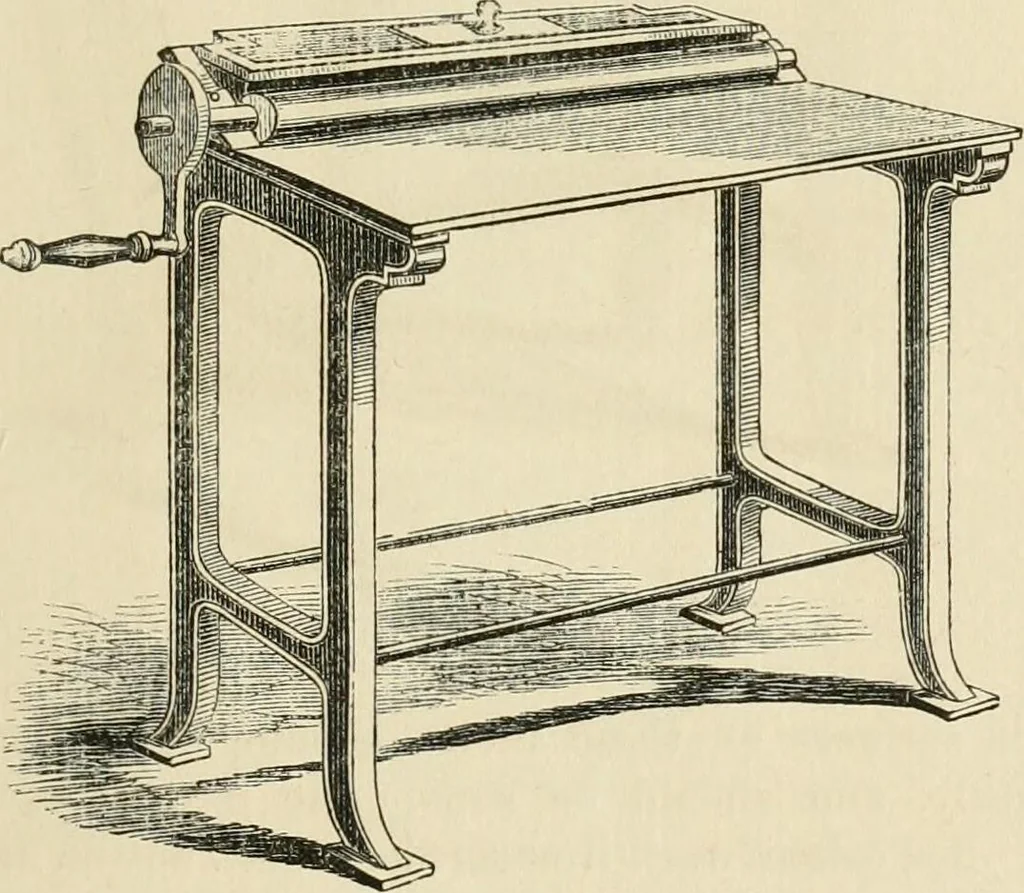 An illustration from Printing; a practical treatise on the art of typography as applied more particularly to the printing of books;, 1890, leaf 176