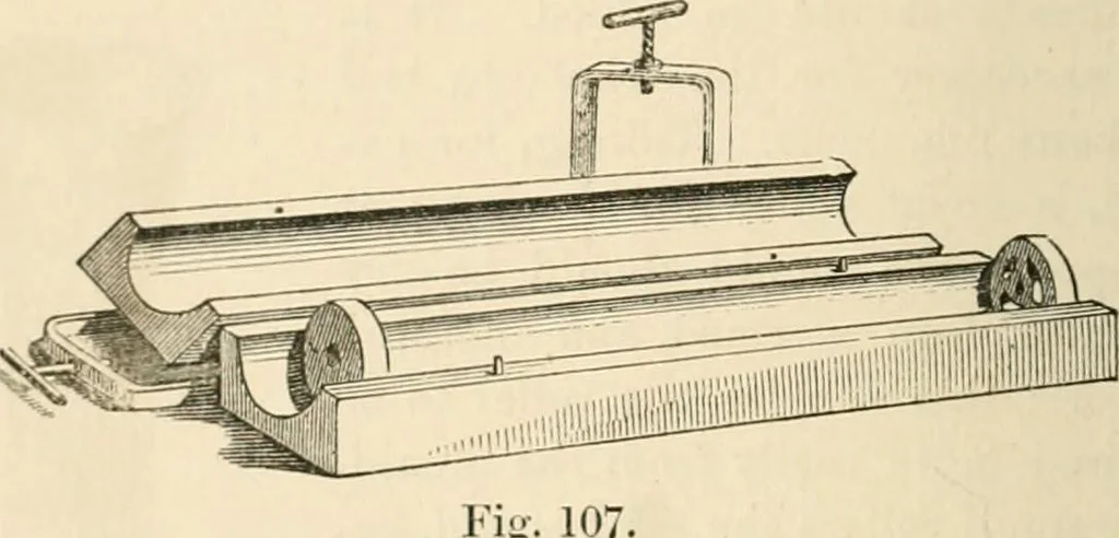 An illustration from Printing; a practical treatise on the art of typography as applied more particularly to the printing of books;, 1890, leaf 183
