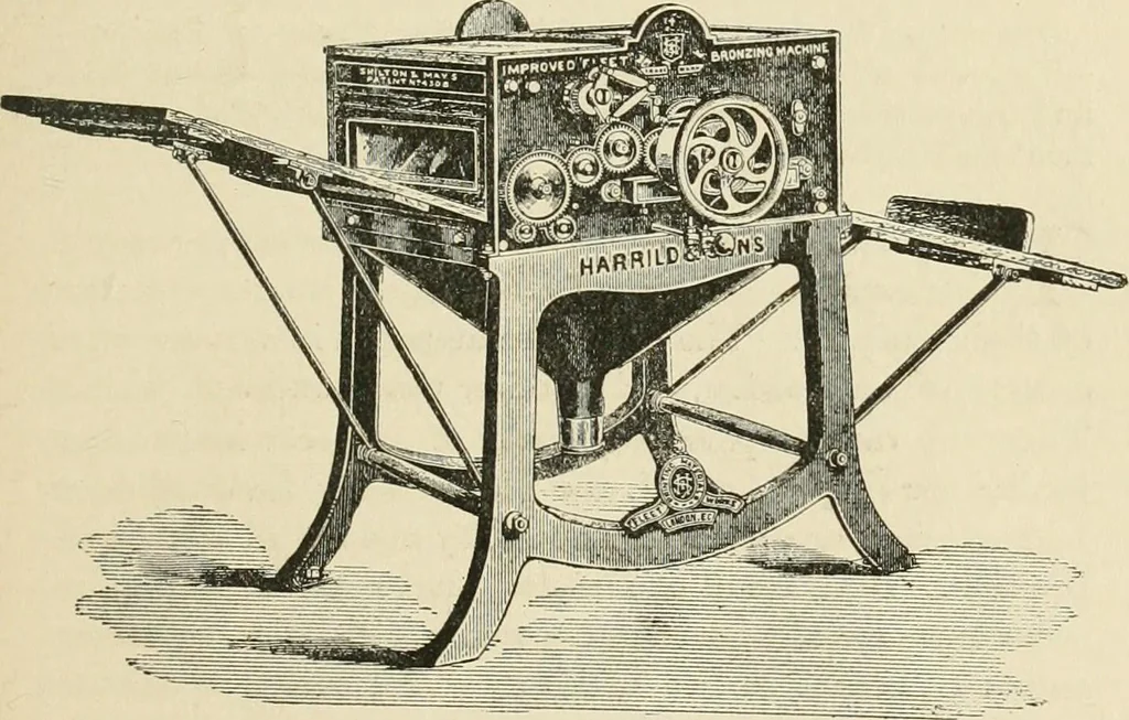 An illustration from Printing; a practical treatise on the art of typography as applied more particularly to the printing of books;, 1890, leaf 218