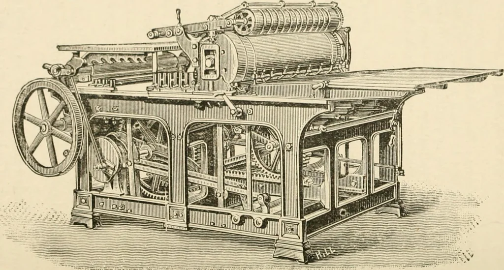 An illustration from Printing; a practical treatise on the art of typography as applied more particularly to the printing of books;, 1890, leaf 251